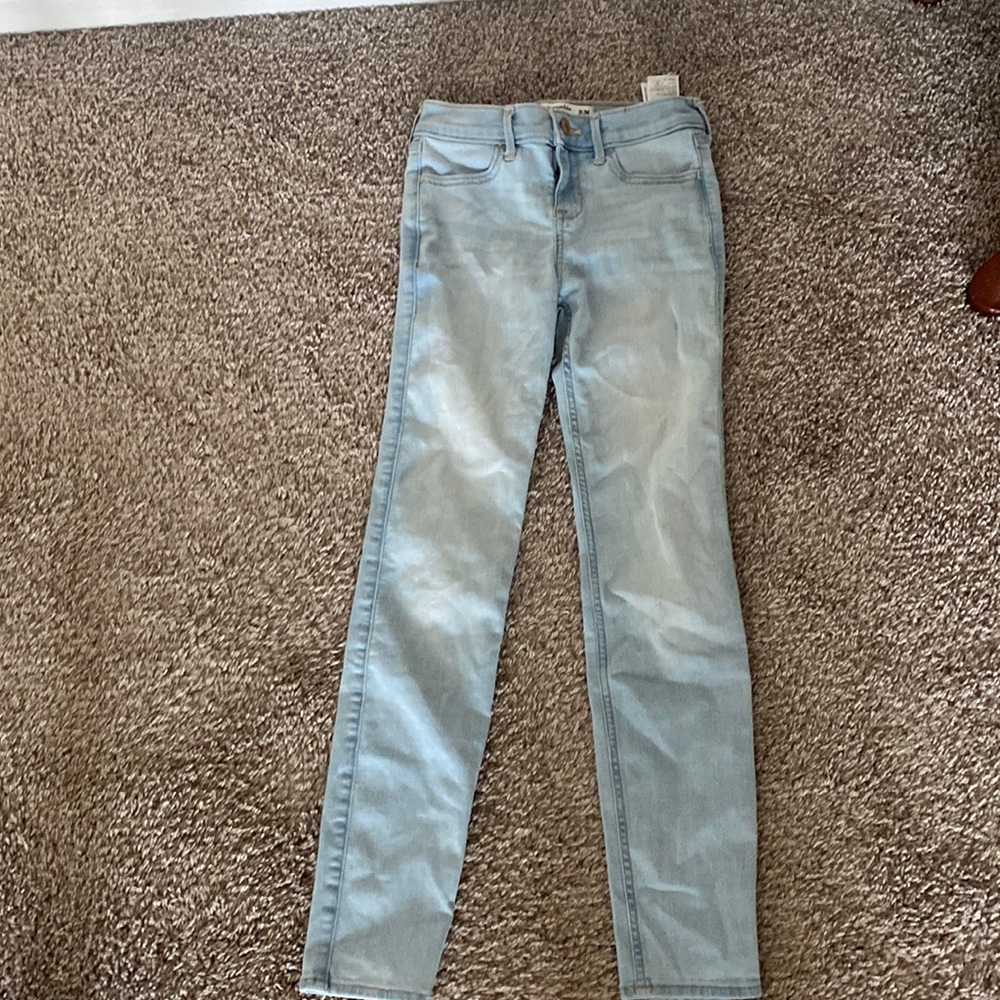 Abercrombie kids super skinny slim 11/12 jeans